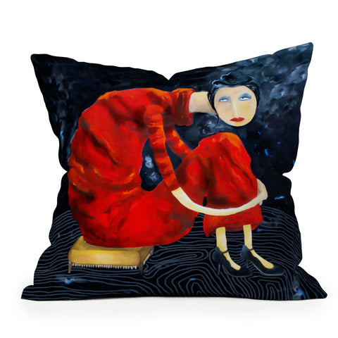 Robin Faye Gates On Top Of The World Outdoor Throw Pillow