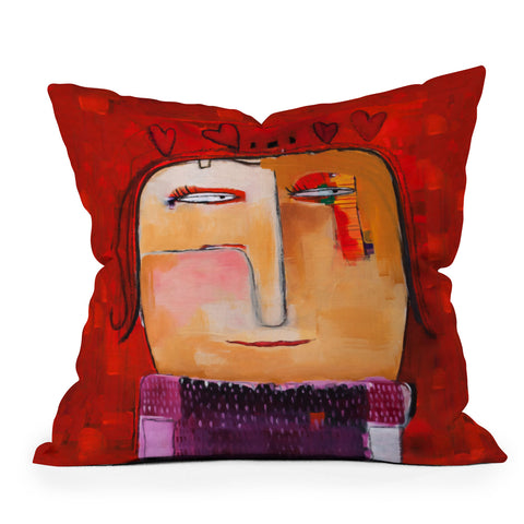 Robin Faye Gates Stellas Love Outdoor Throw Pillow