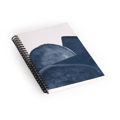 Rose Beck Blue Landscape I Spiral Notebook