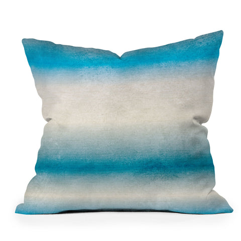 RosebudStudio Blue Fade Outdoor Throw Pillow