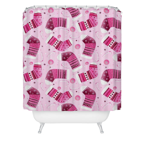 RosebudStudio Colorful stockings Shower Curtain