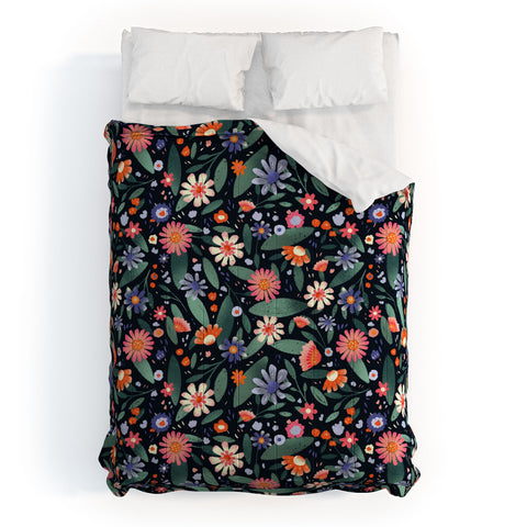 RosebudStudio Floral Daffodils Comforter