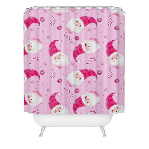 RosebudStudio Jolly Santa Shower Curtain
