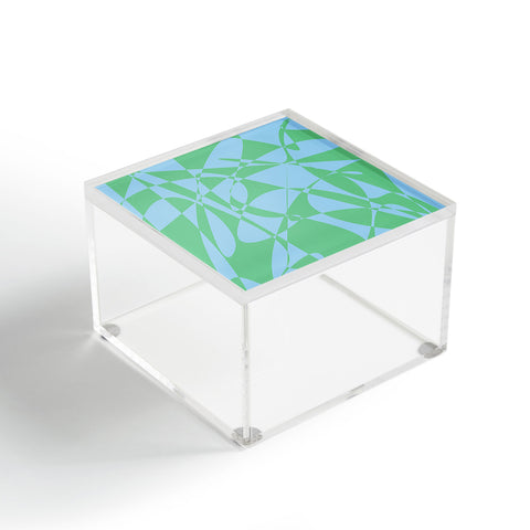 Rosie Brown Blue Doodle Acrylic Box