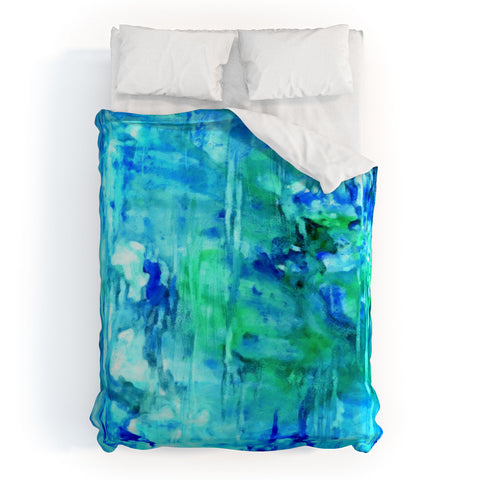 Rosie Brown Blue Grotto Duvet Cover