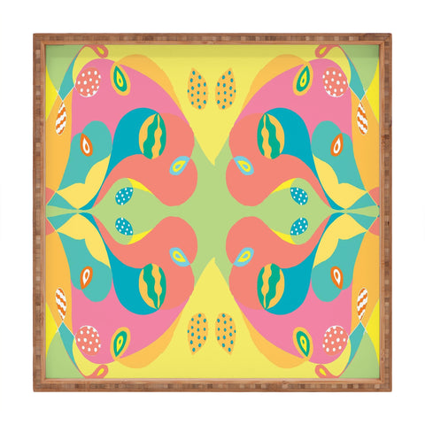 Rosie Brown Color Symmetry Square Tray