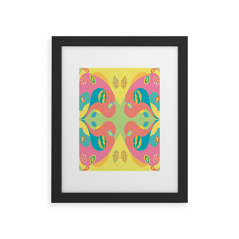 Rosie Brown Color Symmetry Framed Art Print