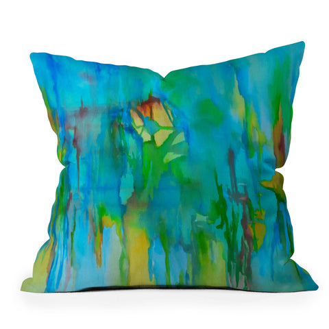 Rosie Brown Colorful Feelings Outdoor Throw Pillow
