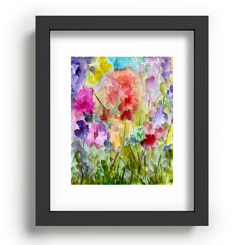 Rosie Brown Fabulous Flowers Recessed Framing Rectangle