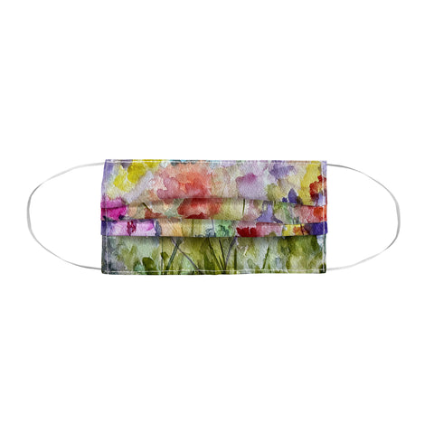 Rosie Brown Fabulous Flowers Face Mask