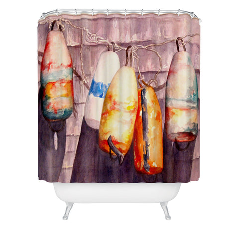 Rosie Brown Fresh Lobster Shower Curtain