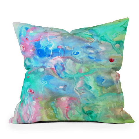 Rosie Brown Happiness 3 Outdoor Throw Pillow