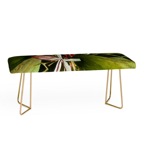 Rosie Brown Lovely Lillies Bench