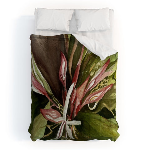 Rosie Brown Lovely Lillies Comforter