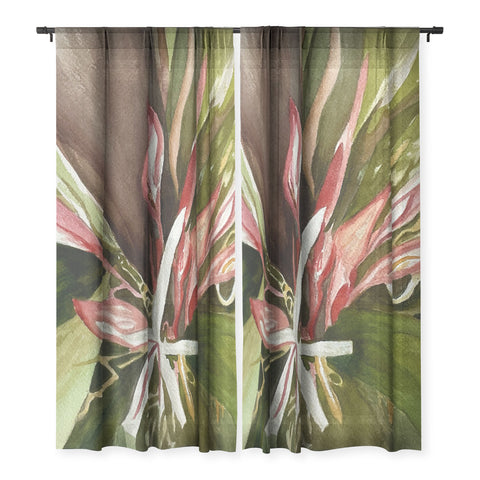 Rosie Brown Lovely Lillies Sheer Non Repeat