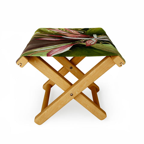 Rosie Brown Lovely Lillies Folding Stool