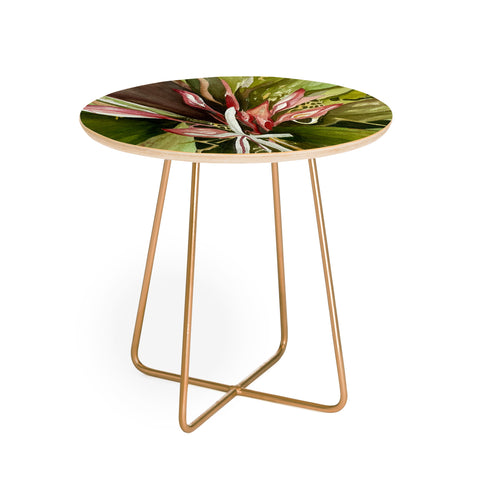 Rosie Brown Lovely Lillies Round Side Table