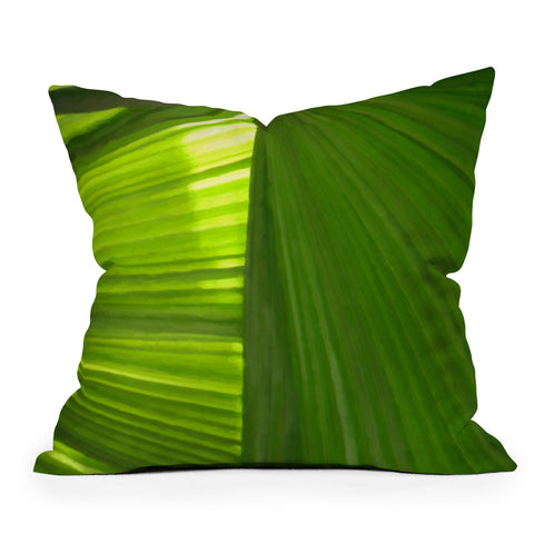 Rosie Brown Palms 2 Outdoor Throw Pillow