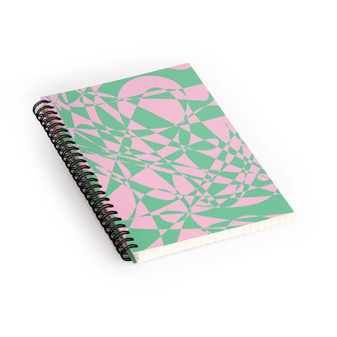 Rosie Brown Pink Doodle Spiral Notebook