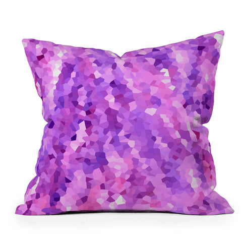 Rosie Brown Purple Perfection Outdoor Throw Pillow