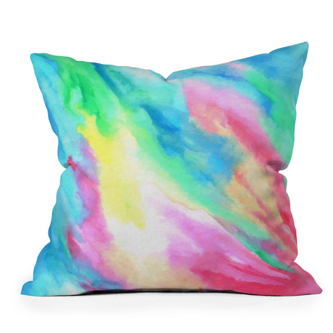 Rosie Brown Rainbow Connection Outdoor Throw Pillow