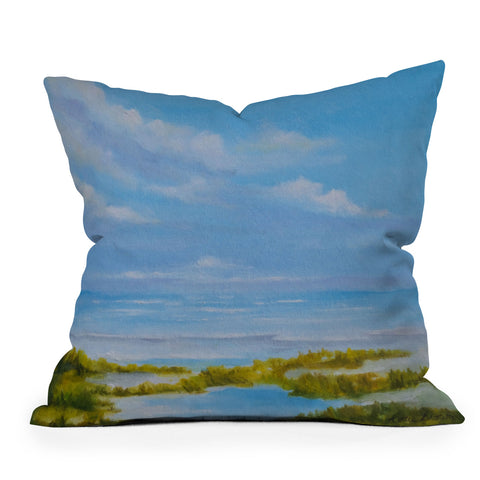 Rosie Brown Sanibel Island Inspired Outdoor Throw Pillow
