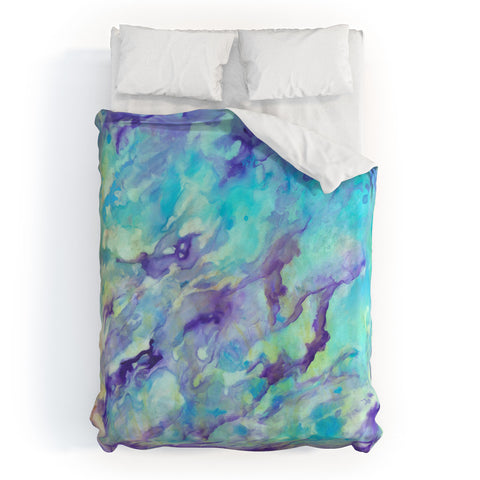Rosie Brown Tempting Turquoise Duvet Cover