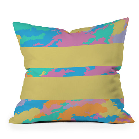 Rosie Brown The Color Yellow Outdoor Throw Pillow