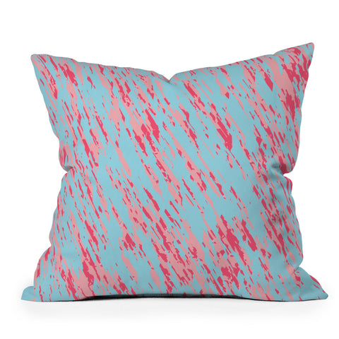 Rosie Brown Tickled Pink Outdoor Throw Pillow