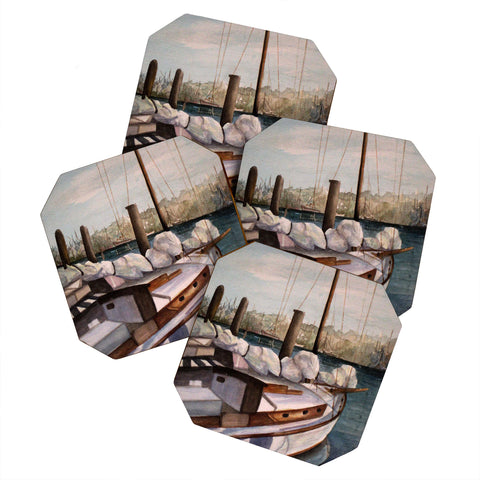 Rosie Brown Timmys Ship Coaster Set