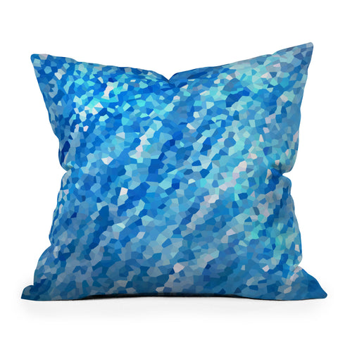 Rosie Brown True Blue Outdoor Throw Pillow