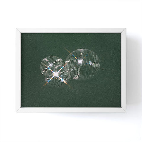 Samantha Hearn Triple Threat Disco Balls Framed Mini Art Print