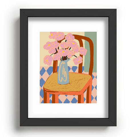 sandrapoliakov FLOWERS ON A CHAIR Recessed Framing Rectangle