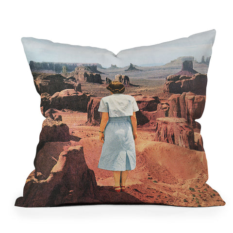 Sarah Eisenlohr Canyons Outdoor Throw Pillow