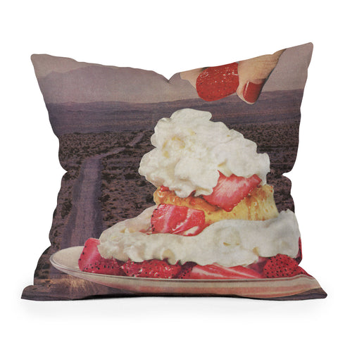 Sarah Eisenlohr Dessert Outdoor Throw Pillow