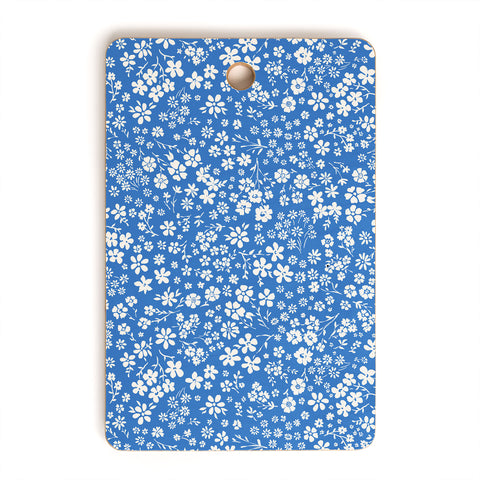 Schatzi Brown Agatha Floral Bluebell Cutting Board Rectangle