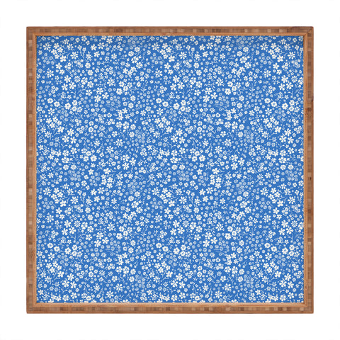 Schatzi Brown Agatha Floral Bluebell Square Tray
