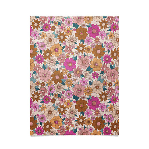 Schatzi Brown Betty Floral Ivory Poster