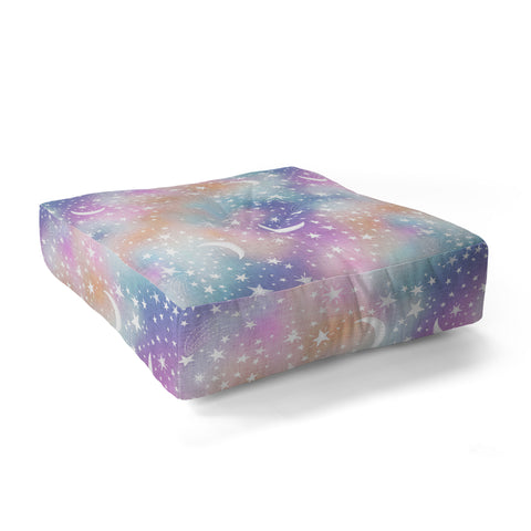 Schatzi Brown Dreaming of Stars Pastel Floor Pillow Square