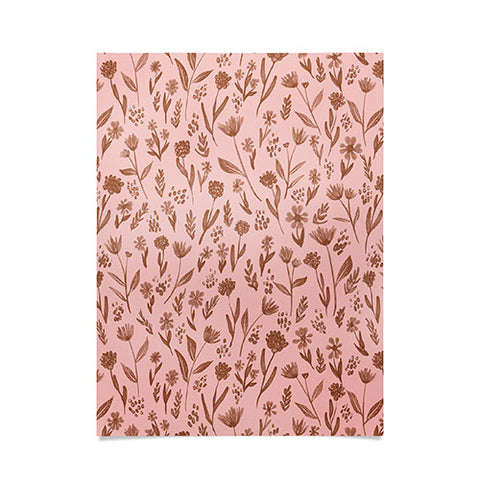 Schatzi Brown Fiona Floral Mocca Poster