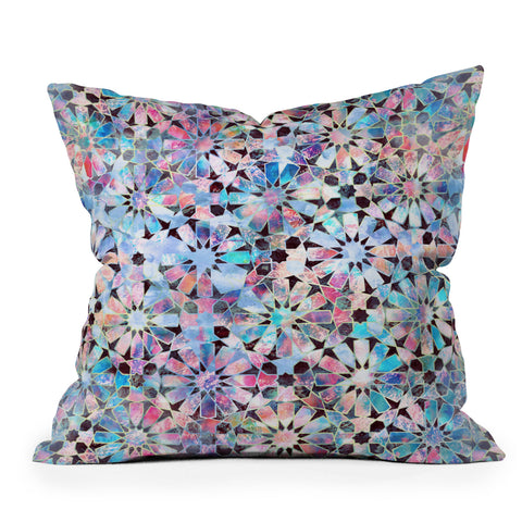 Schatzi Brown Hara Tiles Multi Outdoor Throw Pillow