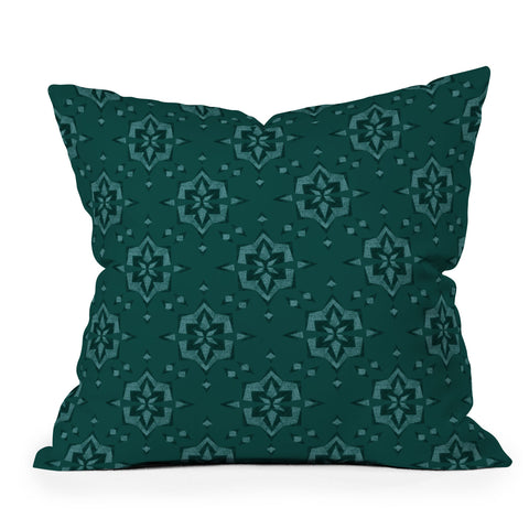Schatzi Brown Heidi Global Emerald Outdoor Throw Pillow