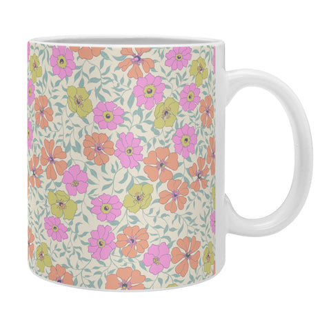 Schatzi Brown Jirra Floral Pastel Coffee Mug