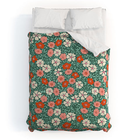Schatzi Brown Jirra Floral Spring Comforter