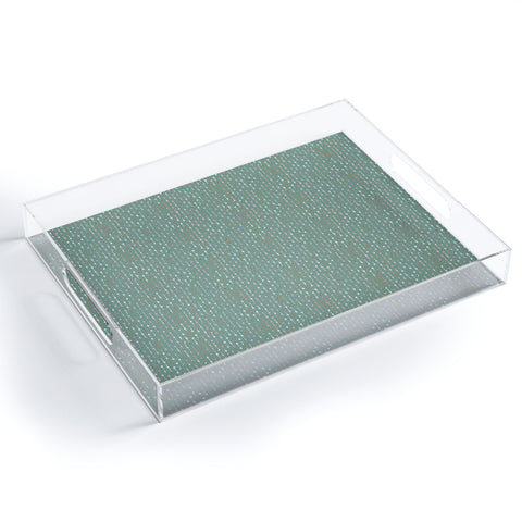 Schatzi Brown Norr Lines Dots Green Acrylic Tray