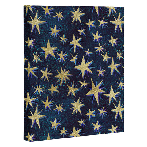 Schatzi Brown Starry Galaxy Art Canvas