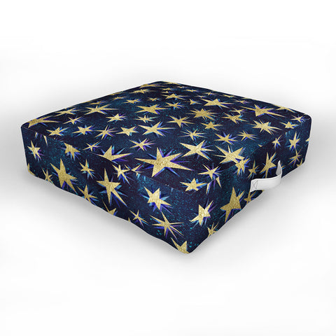Schatzi Brown Starry Galaxy Outdoor Floor Cushion