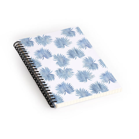 Schatzi Brown Sun Palm Chambray Spiral Notebook