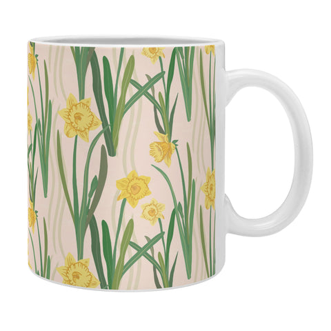 Sewzinski Daffodils Pattern Coffee Mug