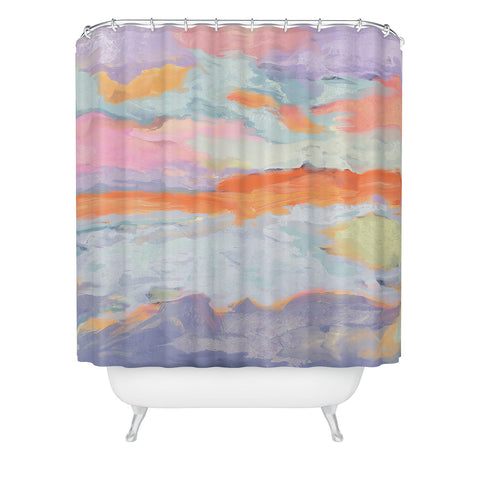 Sewzinski Low Tide Shower Curtain